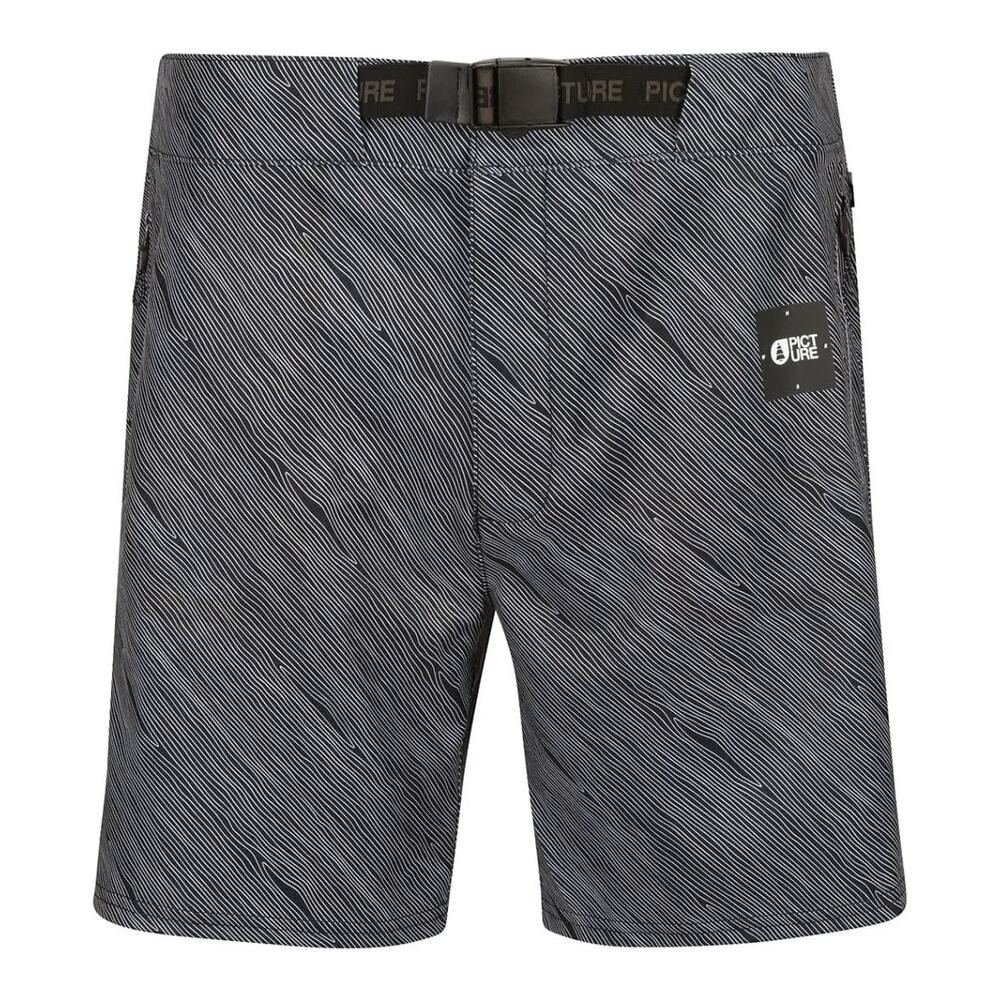 Picture Organic Shorts Mens Medium Wood Technical Damarra Black Belt Outdoors